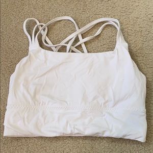 Athleta White Sports Bra
